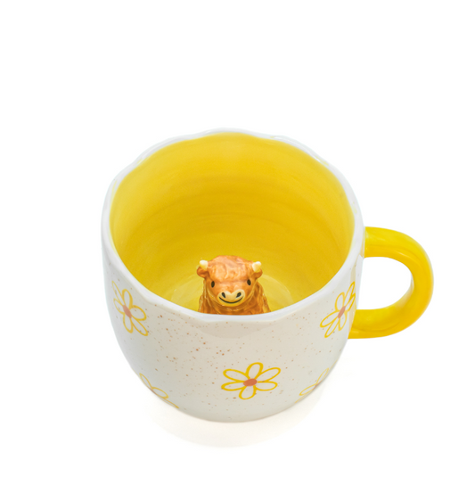 Surprise Highland Cow Mug