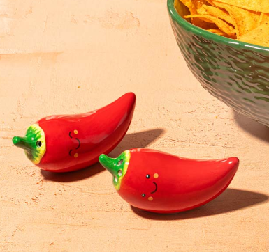 Chilli Salt & Pepper Shakers