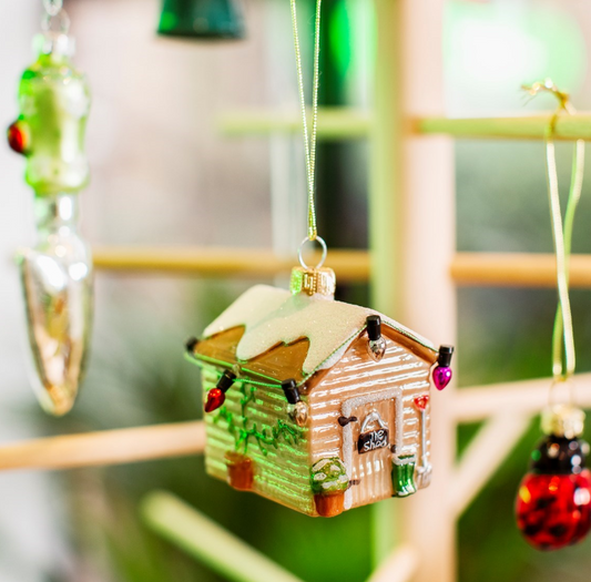 Mini Shed Shaped Bauble