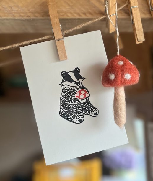 Lino Printing & Lattes with Charlotte