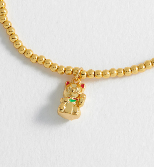 Sienna Lucky Cat Charm Bracelet
