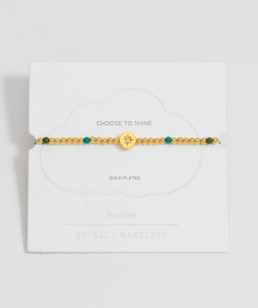Enamel North Star Bead Bracelet