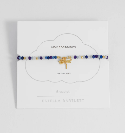 Flower and Dragonfly Bracelet