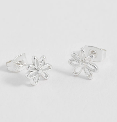 Mini Doodle Flower Studs