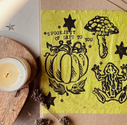 Lino Printing & Lattes with Charlotte