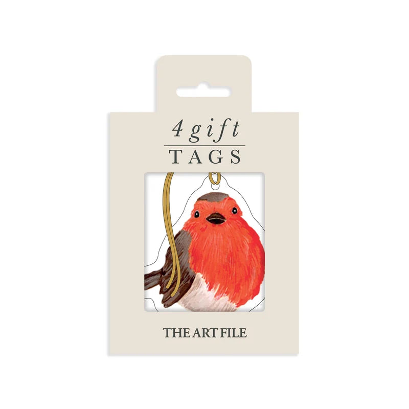 Robin Gift Tag 4Pk