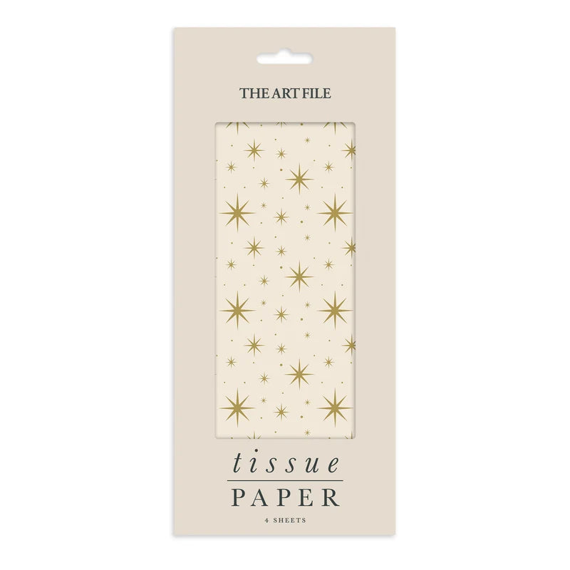 Golden Stars Tissue Paper