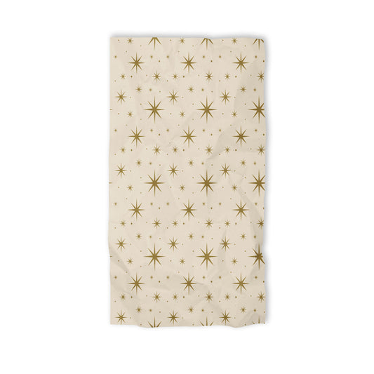 CREAM STARS XMAS TISSUE PK4
