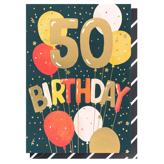 Age 50 Birthday Balloons