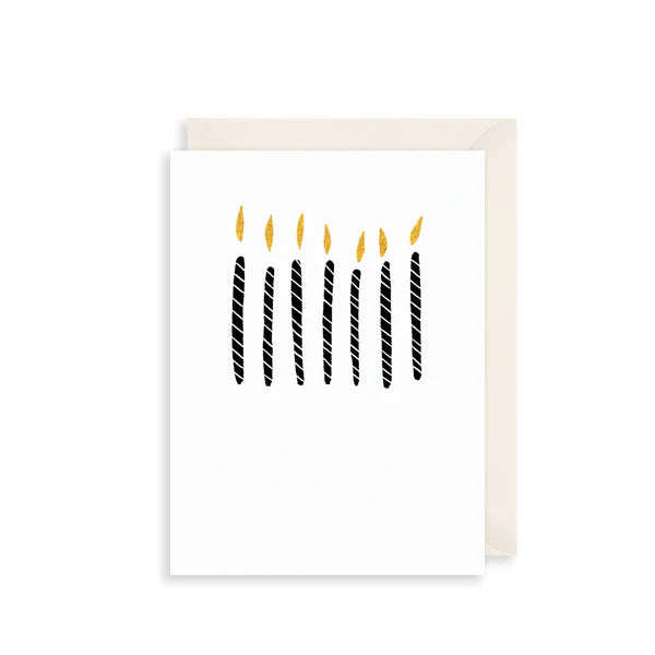 Birthday Candles | Small Greetings Card