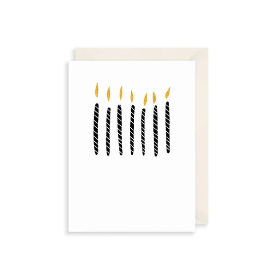 Birthday Candles | Small Greetings Card