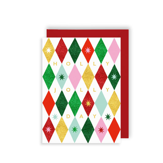 HOLLY JOLLY TINY BUT MIGHTY XMAS CARD