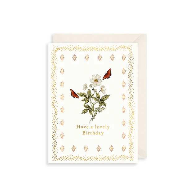 Lovely White Flower | Small Birthday Card