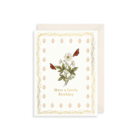 Lovely White Flower | Small Birthday Card