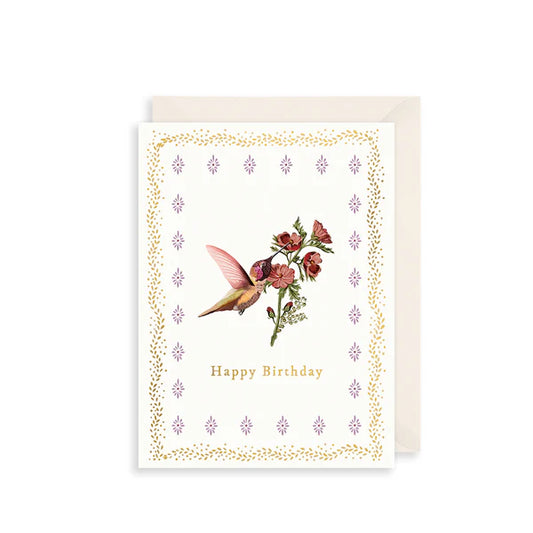 Hummingbird | Small Birthday Card