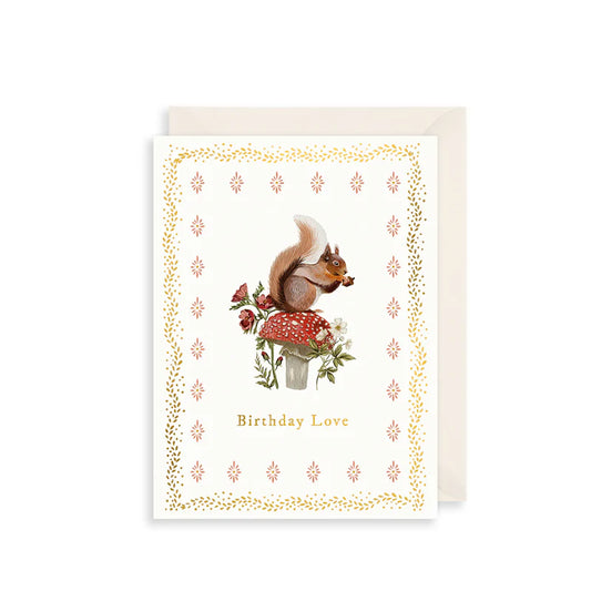 Squirrel | Small Birthday Card