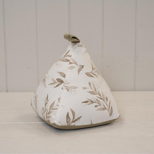 Satchville Olive Door Stop in Sage Green