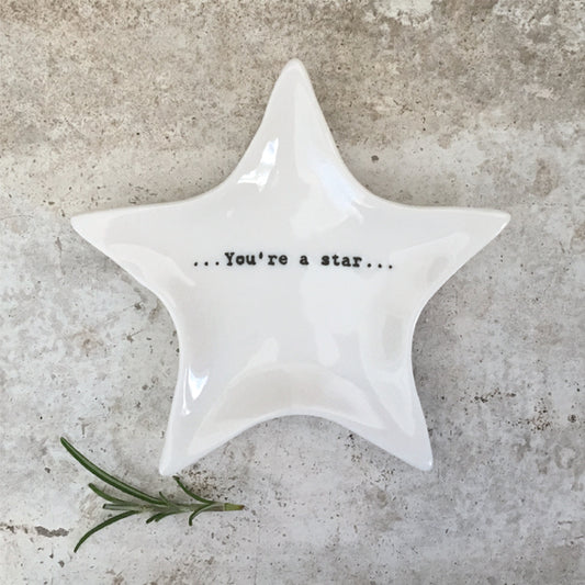 Wobbly Star Dish - You're A Star