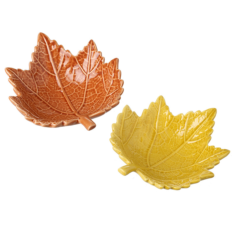 Ceramic Autumn Leaf Mix