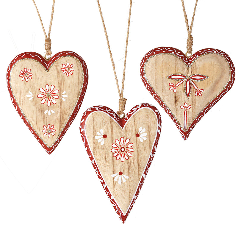 Hanging Wooden Heart