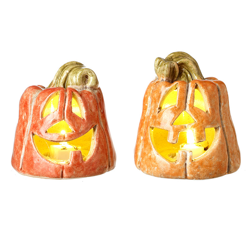 Light Up Ceramic Pumpkin Mix