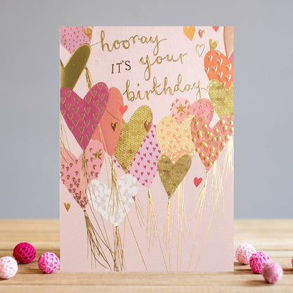Birthday Hearts Card | Female Birthday Card
