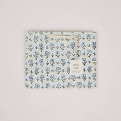 Hand Block Printed Gift Bags (Medium) - Blue Stone Refresh