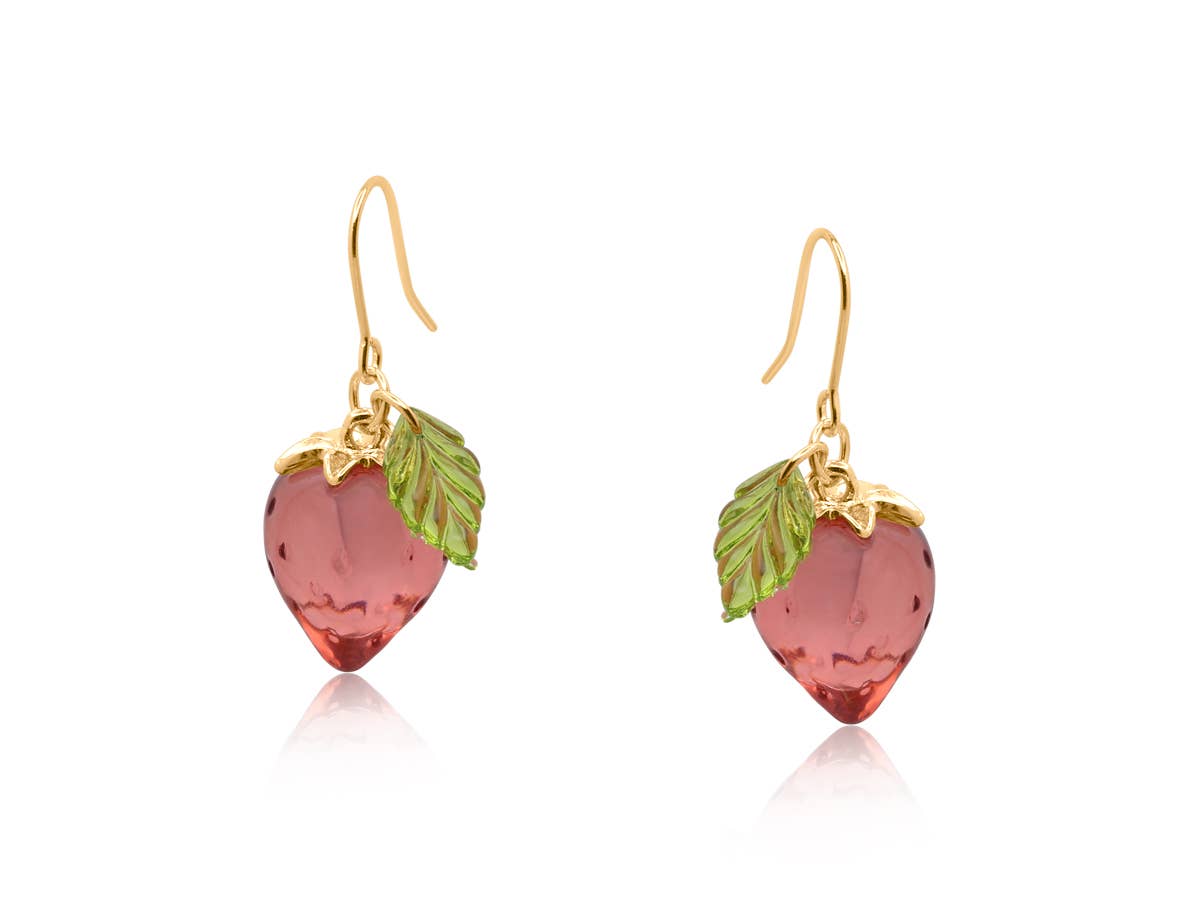 Yagoda Strawberry Drop Earrings