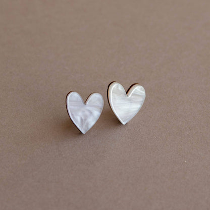 I Heart You Stud Earrings | pepper you | Handmade jewellery