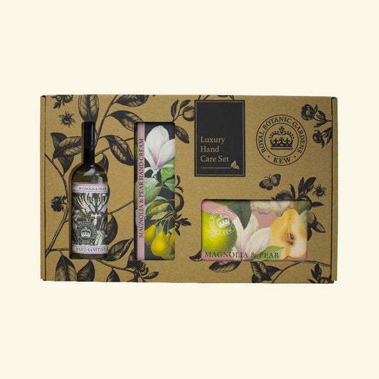 Kew Gardens Magnolia and Pear Luxury Hand Care Gift Box