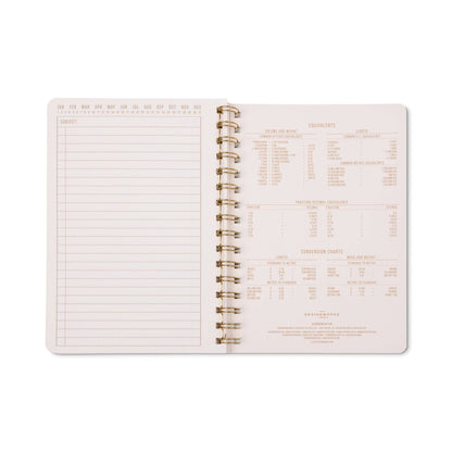 Tulip A5 Twin Wire Notebook - Pinwheel Pink