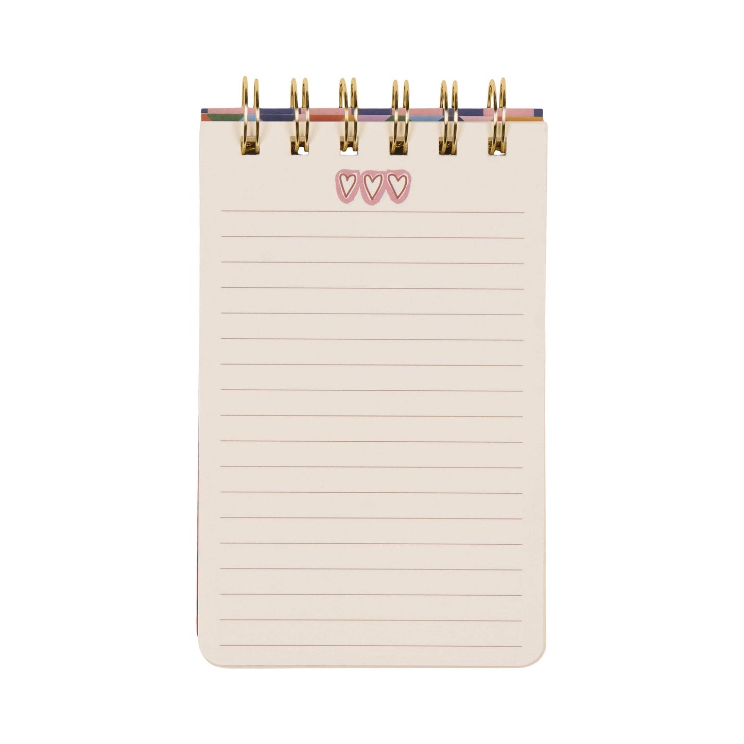 Hearts Twin Wire Notepad