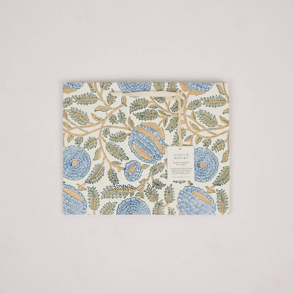 Hand Block Printed Gift Bags (Medium) - Blue Stone Refresh