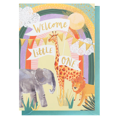 New Baby Card | Welcome Little One | Gender Neutral New Baby