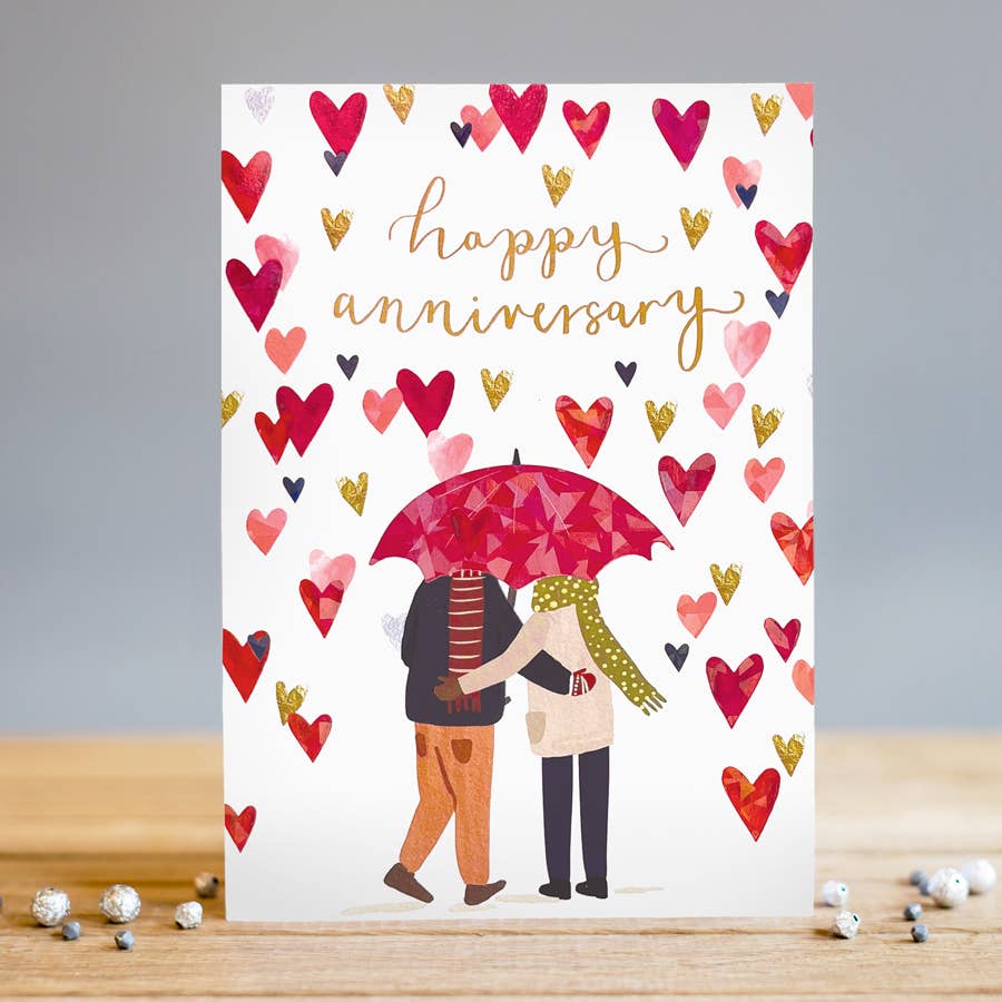 Happy Anniversary Hearts  Card | Anniversary Cards