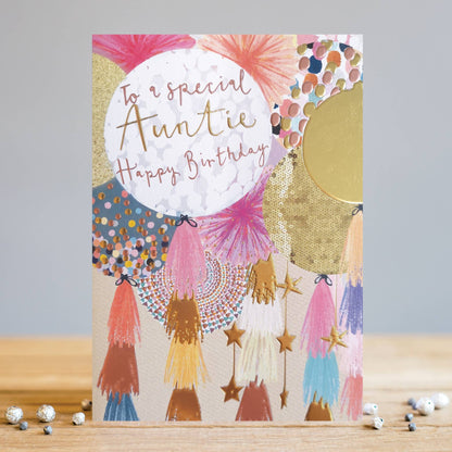 Auntie Birthday Card | Female Birthday Card |