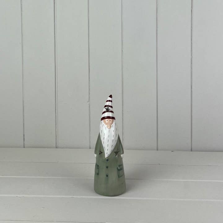 Light Green/White Ceramic Gonk Decoration (19cm)