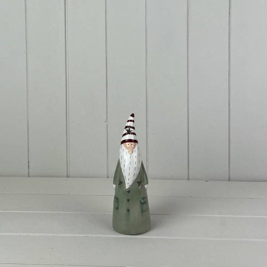 Light Green/White Ceramic Gonk Decoration (19cm)