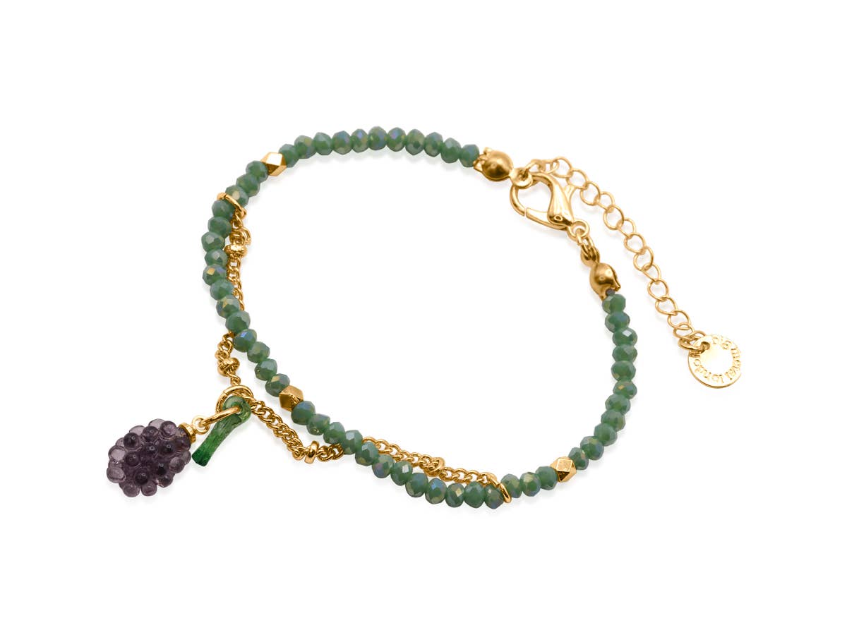 Dyonissus Bunch of Grapes Beaded Bracelet