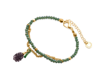 Dyonissus Bunch of Grapes Beaded Bracelet