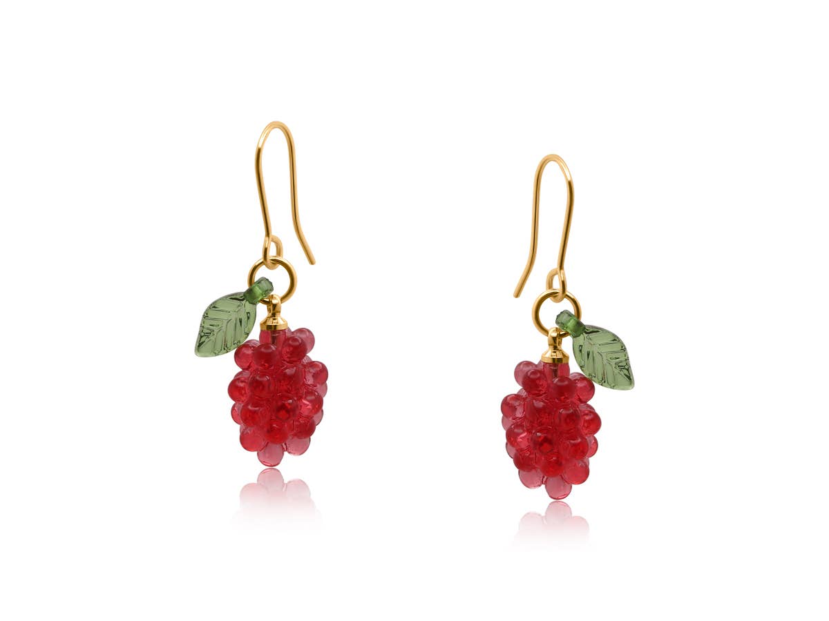 Dionysus Bunch of Grapes Dangle Earrings