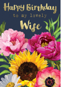 Happy Birthday to my Lovely Wife | Sarah Kelleher Card