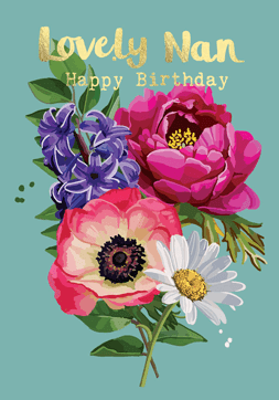 Lovely Nan Happy Birthday | Sarah Kelleher Card