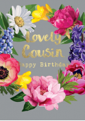 Lovely Cousin Happy Birthday | Sarah Kelleher Card