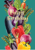 Happy Birthday Vegetables | Sarah Kelleher Card
