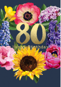 80th Birthday | Sarah Kelleher Card
