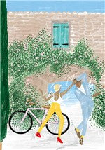 Couple Dancing Card