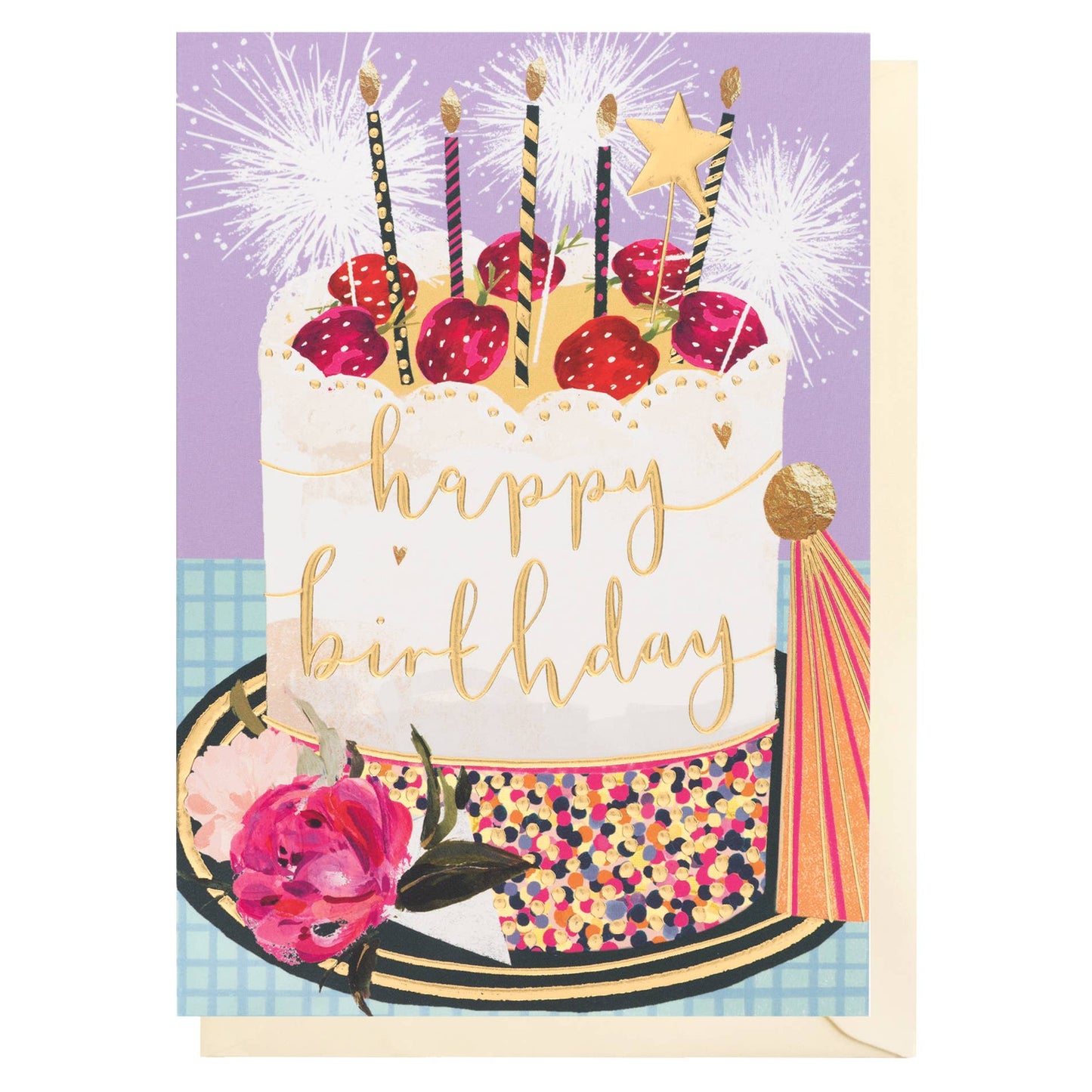 Birthday Cake & Sparklers | Female Birthday Card