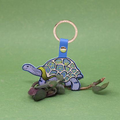 'Easy Going' Tortoise Key Ring