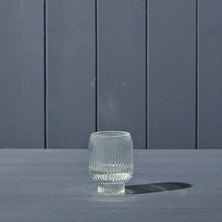 Clear Two-Way Candle Holder (8.3cm)